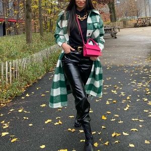 The Frankie shop black leather pants